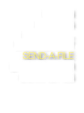 To access our Public Folder and send us a file, click on the “Send A File” button at the bottom of this page, and a new window will open in your browser.

Click on the up arrow on the top of the page to start transfer process and upload your file(s).

















We recommend compressing your files (Stuff or Zip) before sending for better transfer speed and increased reliability.

If you encounter any difficulties, please call us for assistance.
